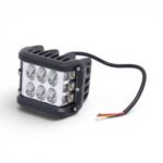Universal Square 12 LED 36w Spotlight with Amber Indicator - 4x3" (Each)