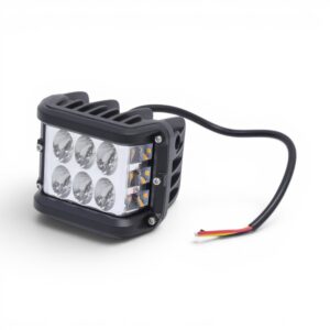 Universal Square 12 LED 36w Spotlight with Amber Indicator - 4x3" (Each)