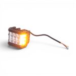 Universal Square 12 LED 36w Spotlight with Amber Indicator - 4x3" (Each) - Image 3