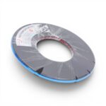 Universal Chrome with Black Edging Bumper Beading - 15m Roll - 15mm width