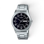 Casio MTP-V006D-1B2UDF Classic Analog Day-Date Stainless Steel Watch – Black Dial