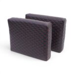 10" Vinyl with Red Stitch Subwoofer Enclosure with Side Seats for Club Cab - Image 2