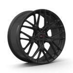 20" A-Line Picasso 5/108 Silk Black Flow Form Alloy Wheels