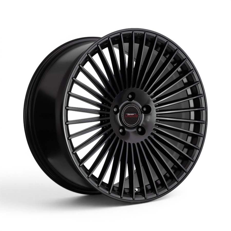 82341409 Athens-new-side-scaled 20" A-Line Athens 5/108 Velvet Black Alloy Wheels - Image 1