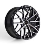 16" A-Line Dexter 5x114 Black Machine Face Alloy Wheels