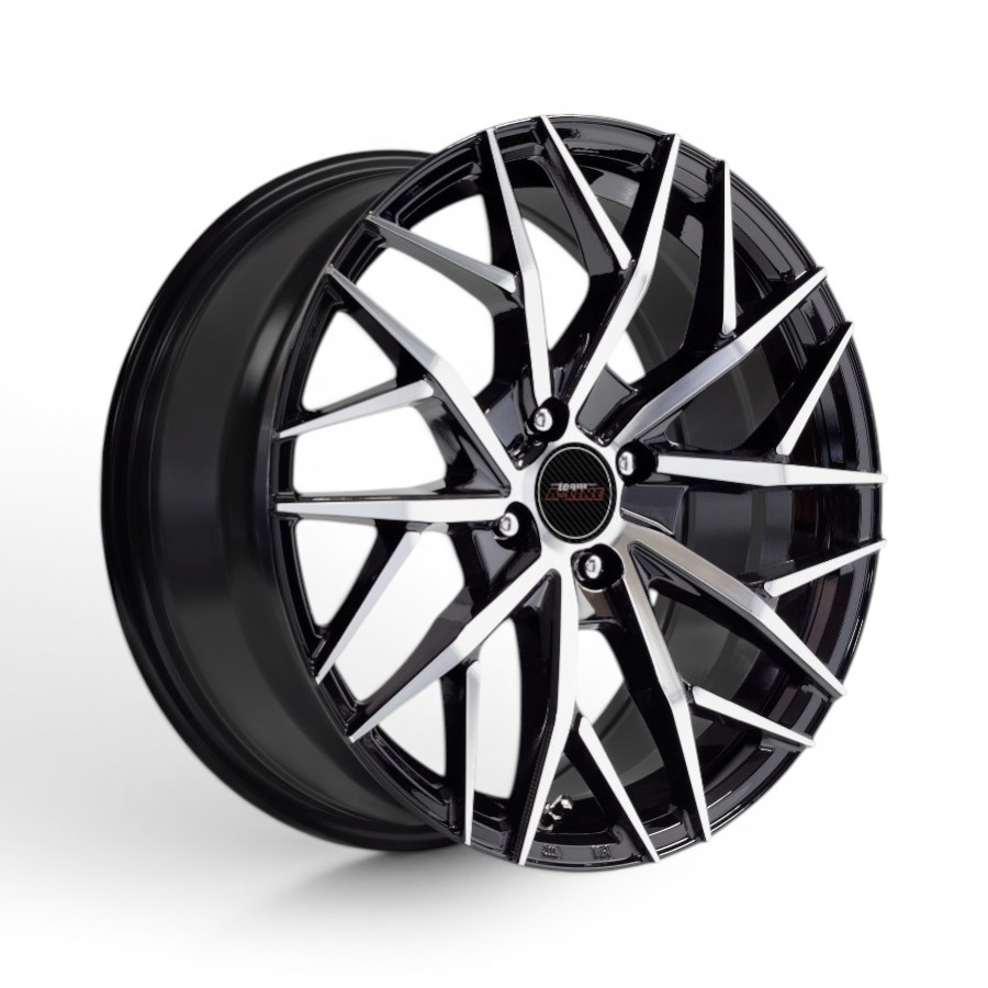 82403607 Dexter-BKMF-side 16" A-Line Dexter 5x114 Black Machine Face Alloy Wheels - Image 1