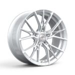 17" A-Line Menace 5x112 Arctic Silver Flow Form Alloy Wheels
