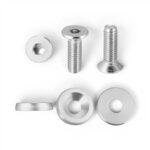 Universal Brushed Silver Fender Washers (6 pc set)