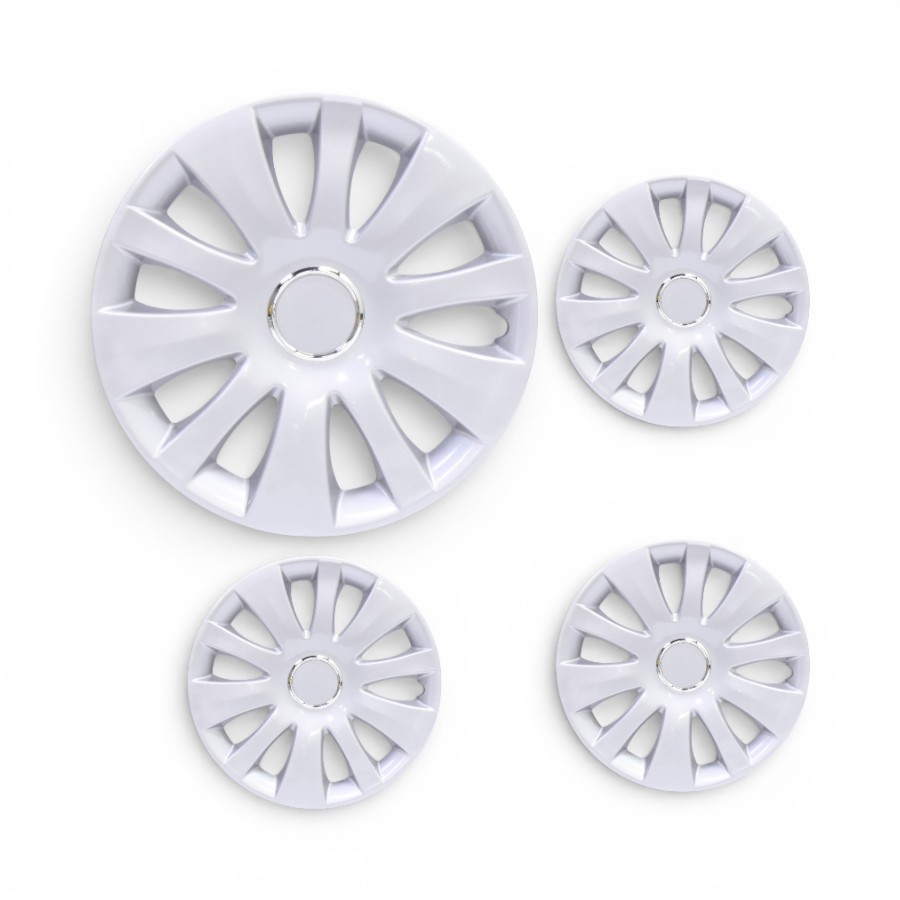 5066-B-14 NR1 14" NR Racing NR1 Design Wheel Hub Caps (set of 4) - Image 1
