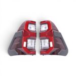 Red with Matt Black Trim Tailights for Toyota Hilux Revo GR (Pair)