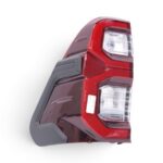 Red with Matt Black Trim Tailights for Toyota Hilux Revo GR (Pair) - Image 2