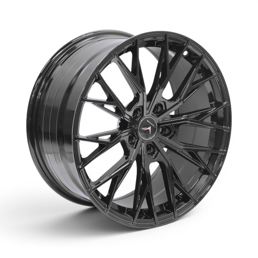 EWT-DX224 18" EWT-DX224 5x112 & 5x114 Ashen Gloss Black Alloy Wheels - Image 1