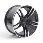 19" NS-30 5/120 Black Machine Face Alloy Wheels