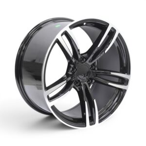 19" NS-30 5/120 Black Machine Face Alloy Wheels