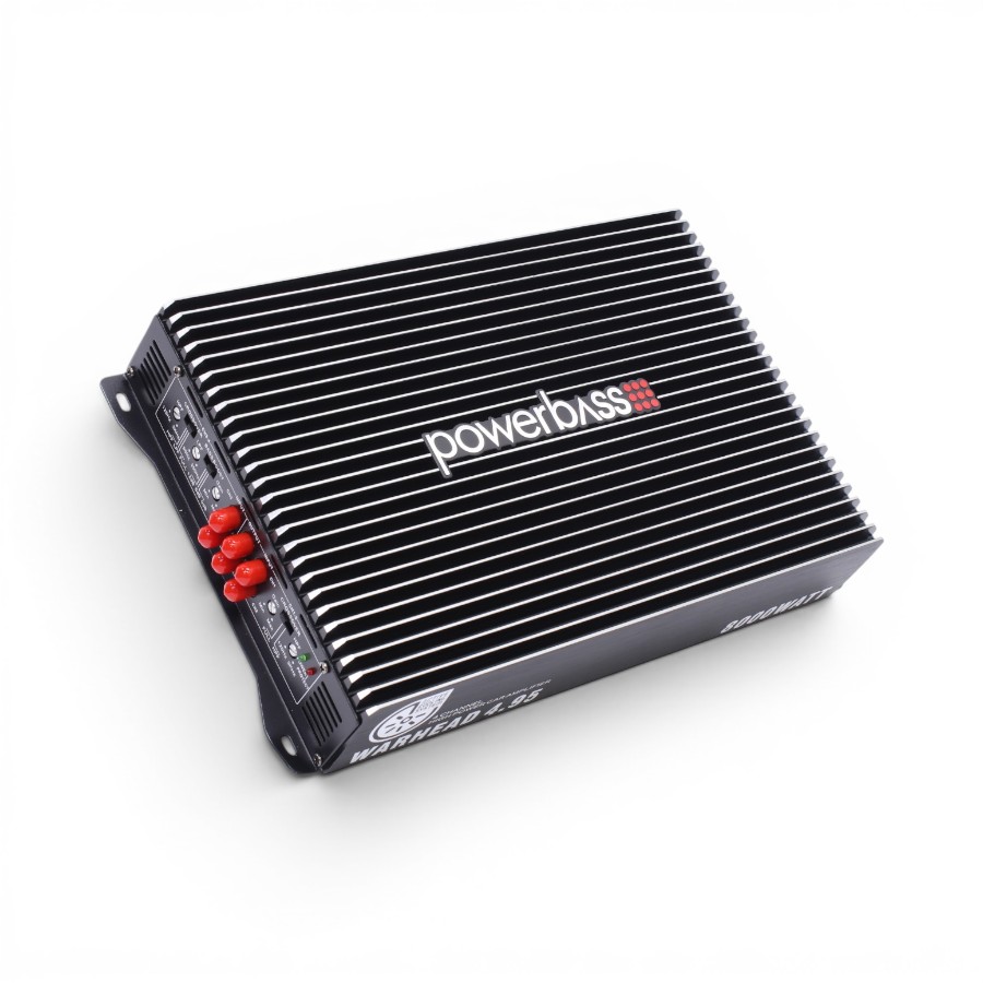 WARHEAD 8000 4.95 Powerbass WARHEAD 4.95 95rms x 4channel Amplifier - Image 1