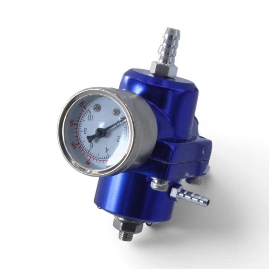 17638 Fuel Pressure Regulator with Gauge (Blue) - Image 1