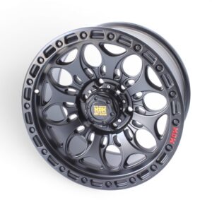 17" X-1226 6x139 Matt Black Alloy Wheels