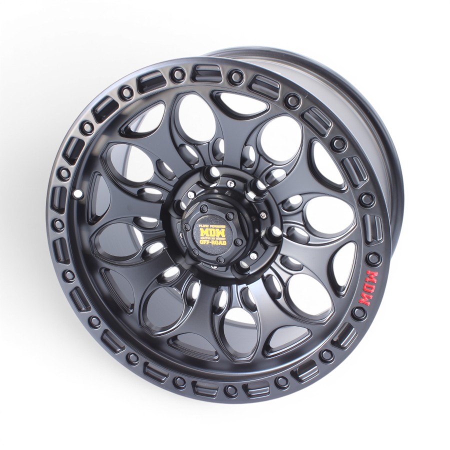 X171226 17" X-1226 6x139 Matt Black Alloy Wheels - Image 1