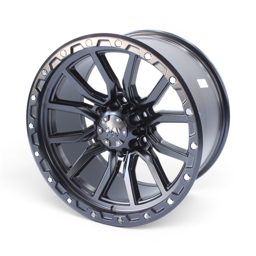 Y0156 18" Y0156 6x139 Matt Black Alloy Wheels - Image 1