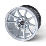 15" ZM-705 4x100 & 4x114 Hyper Silver Alloy Wheels