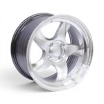 15" M8944 4x100 Hyper Silver Alloy Wheels