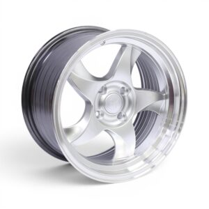 15" M8944 4x100 Hyper Silver Alloy Wheels