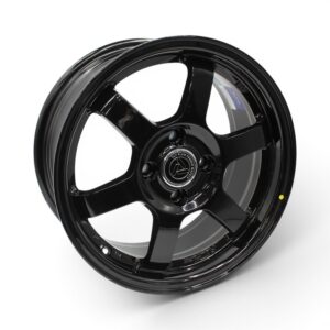 15" MM 4x100 Black Alloy Wheels