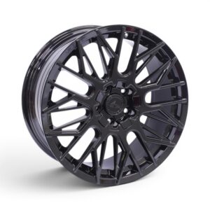 18" YF0455 5x114 Gloss Black Alloy Wheels