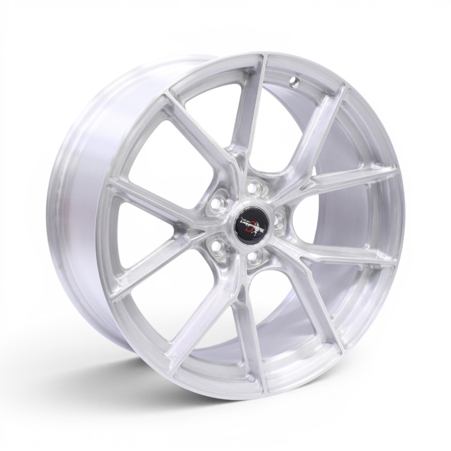 CC7 19 19" Racing Hart CC7 5x112 Gloss Brushed Silver Alloy Wheels - Image 1