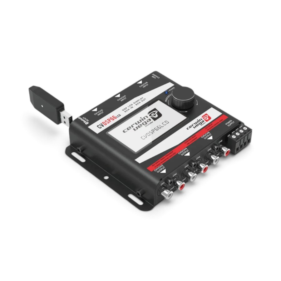 CV-DSP66LCD Cerwin Vega DSP66LCD 6-Channel Digital Signal Processor with LCD Display (DSP) - Image 1