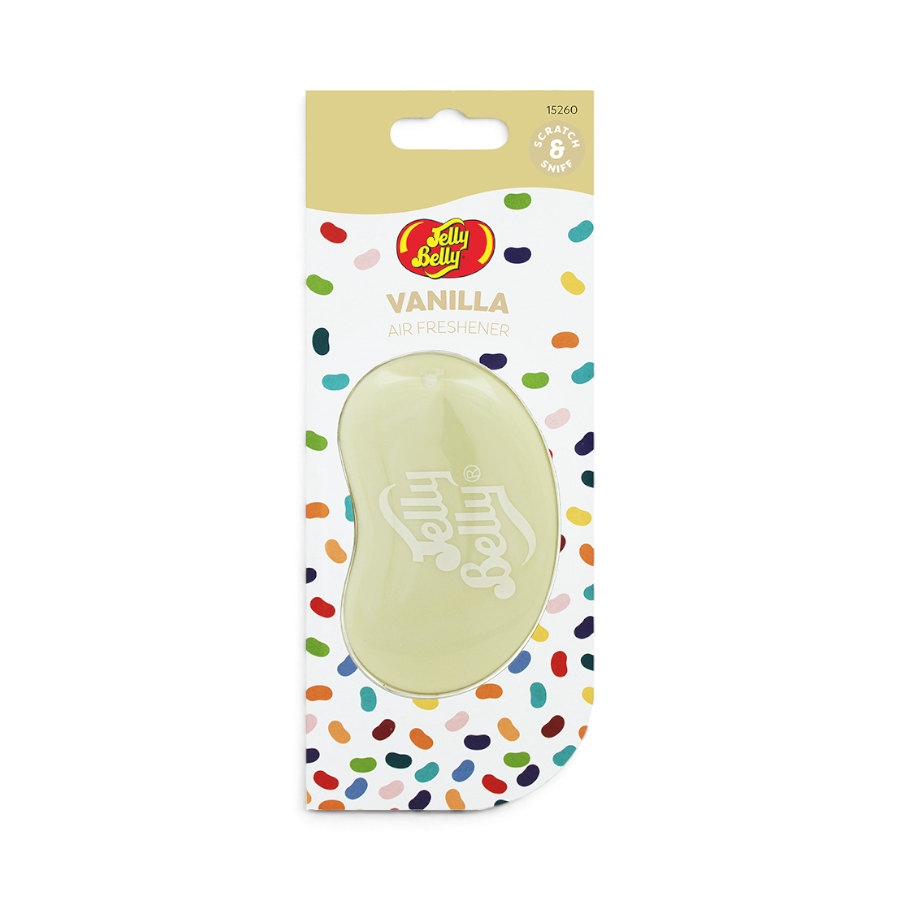 JB-VANILLA Jelly Belly 3D Air Freshener - Vanilla Scent - Image 1