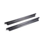 Toyota LandCruiser 70 Single Cab Heavy Duty Stainless Steel Door Sills (black)