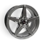 17" Racing Hart Mk1 5x100 Hyper Black Alloy Wheels