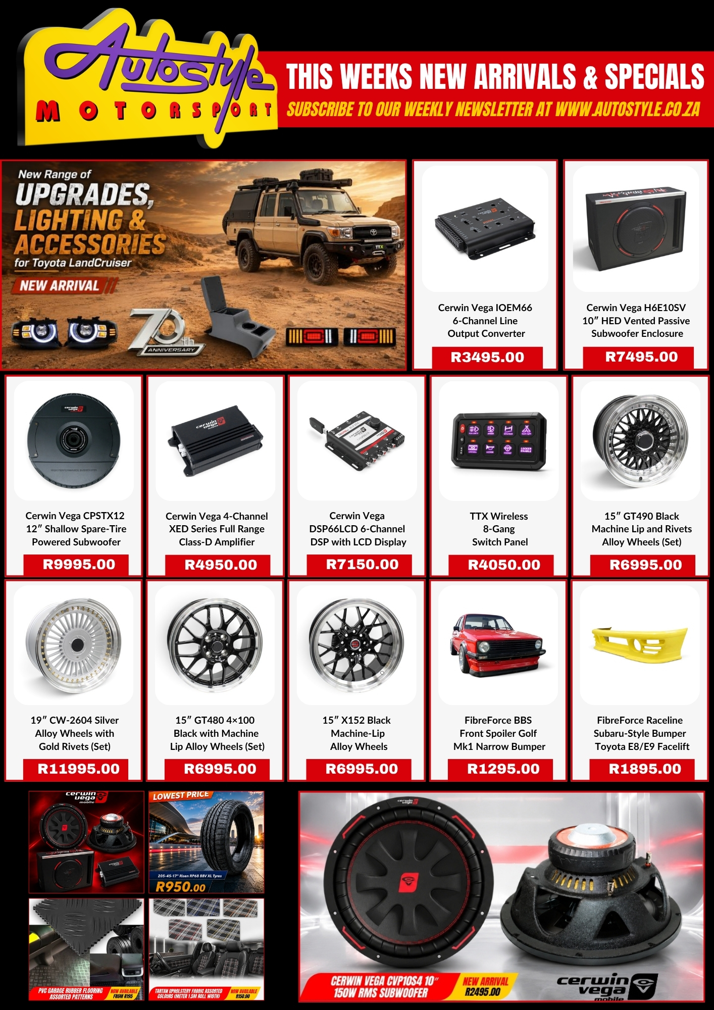 New LandCruiser Upgrades, Cerwin Vega Audio & More (Newsletter 30) %title Page