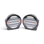 Universal 7" LED Spotlamps with Orange Reflectors (pair)