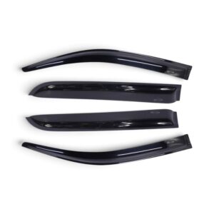 Gloss Black Windshields for Toyota Fortuner 2016 (Front & Rear)