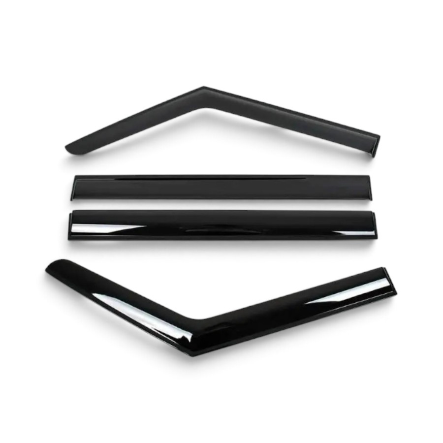 WS-JT2 2 Gloss Smoke Tinted Windshields for Jetour T2 (Front & Rear) - Image 1
