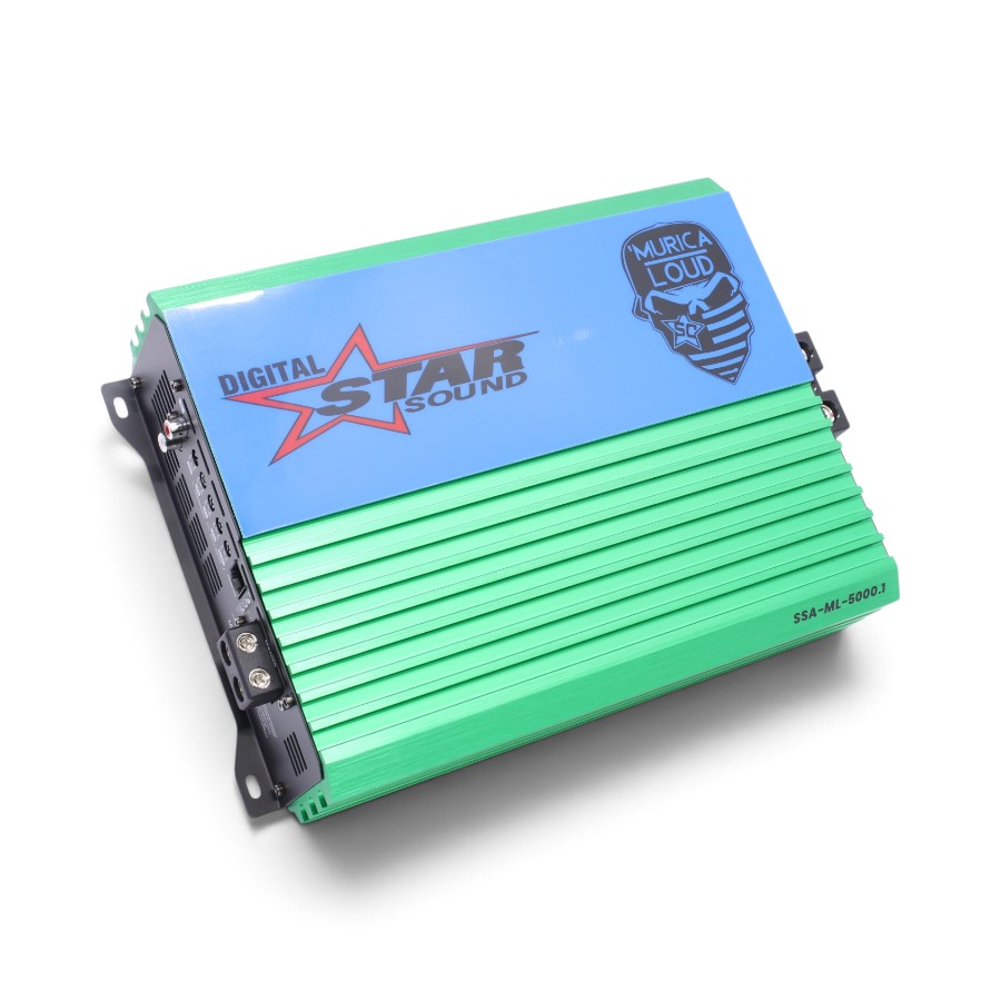 SSA-ML-5000.1 Starsound SSA-ML-5000.1 'Murica Loud Series 5000rms Monoblock Class D Amplifier - Image 1