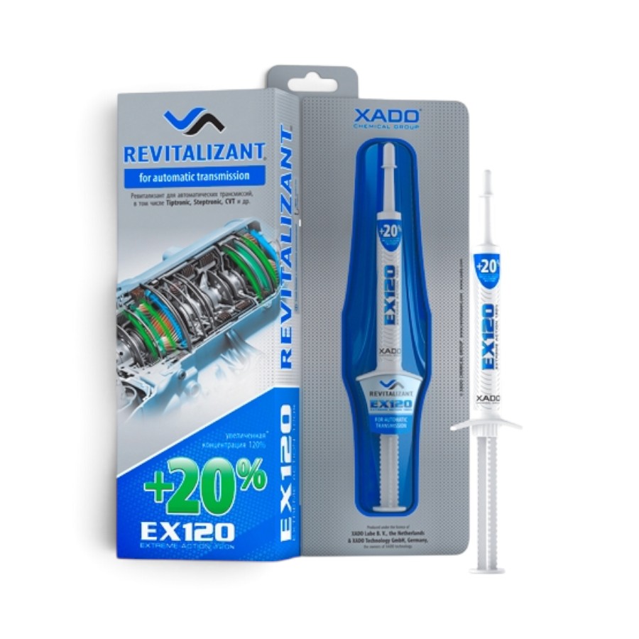 XA 12031 XADO EX120 for Automatic Transmission Syringe (Syringe 8ml) Restore and Eliminate CVT shudder - Image 1