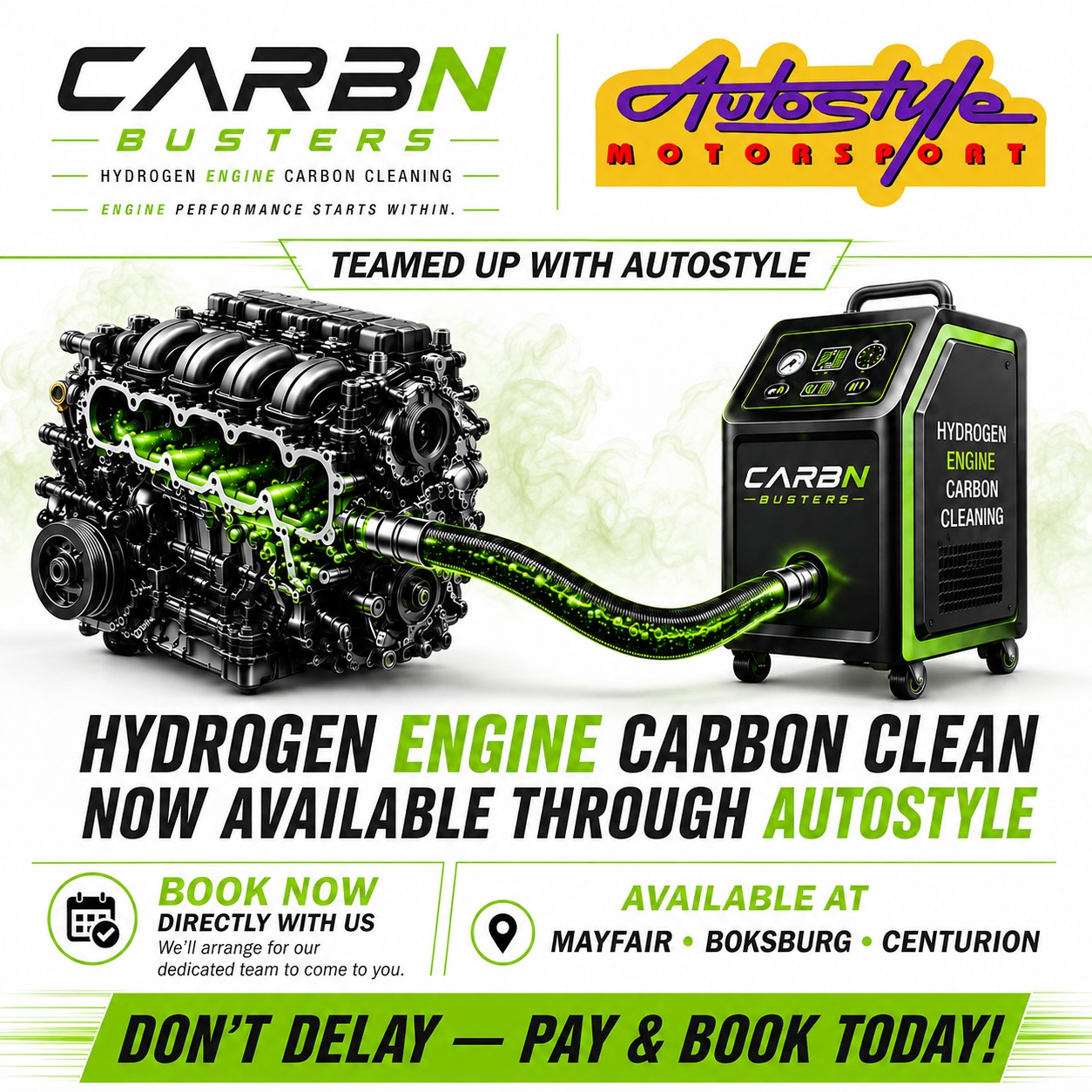 carbon busers web pic Carbon Busters Hydrogen Engine Carbon Cleaning Mobile Service - Image 1