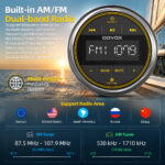 Marine Tech MS-15RV Round Face Ip5 Med Player for Boats/ATV/Offroad - Image 5
