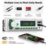 Marine Tech MS-320 Single Din Digital Media Receiver for Marine/ATV/Off-Road - Image 5