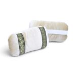 Headrest Cushion with Lux Greek Design (pair)