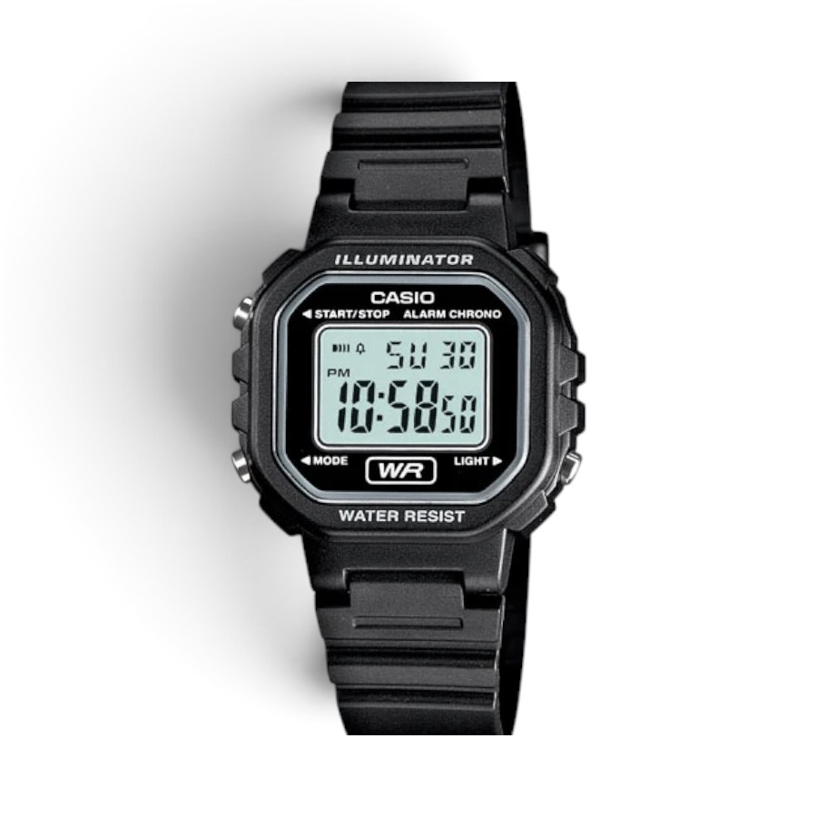 LA-20WH-1ADF Casio LA-20WH-1ADF Digital Ladies Watch – Black - Image 1