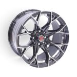 15" Peacemaker 4x100 & 4x108 Black Machine Face Alloy Wheels