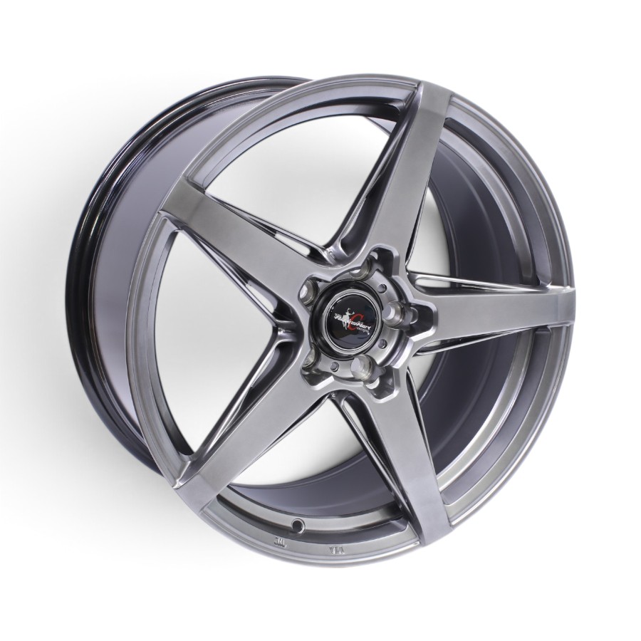 MK1 18 18" Racing Hart Mk1 5x112 Hyper Black Alloy Wheels - Image 1