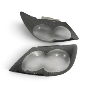 Carbon Fibre Look Headlight Shields for Toyota Fortuner 2009