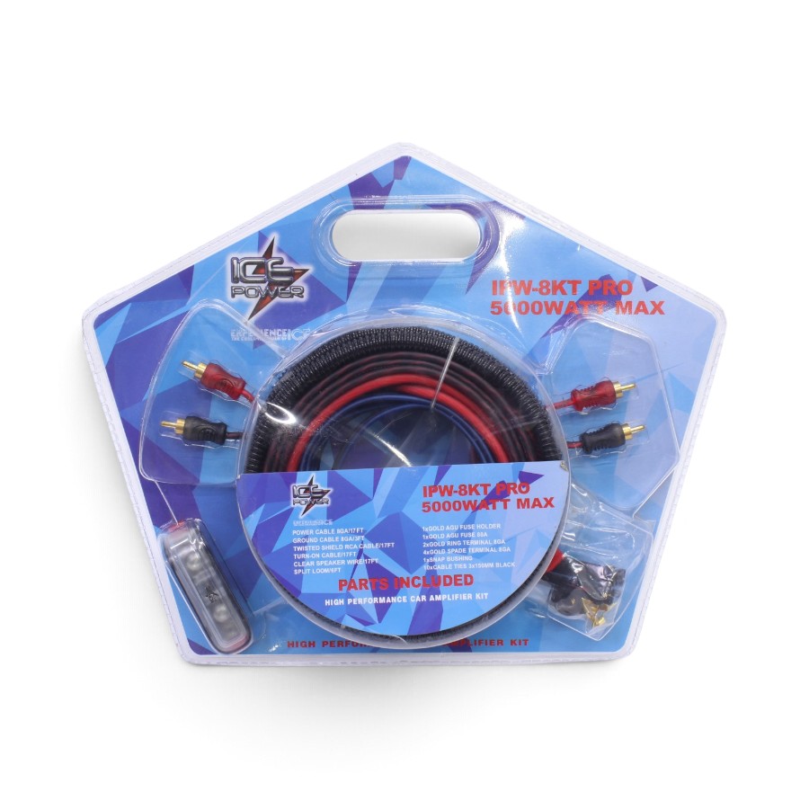 IPW-8KT PRO Ice Power IPW-8KTPRO 8 Gauge Pro Wiring Kit - Image 1