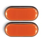 Universal Rectangle Orange LED Side Marker - 62x26mm (Pair)