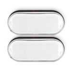 Universal Oval White LED Side Marker - 62x26mm (Pair)